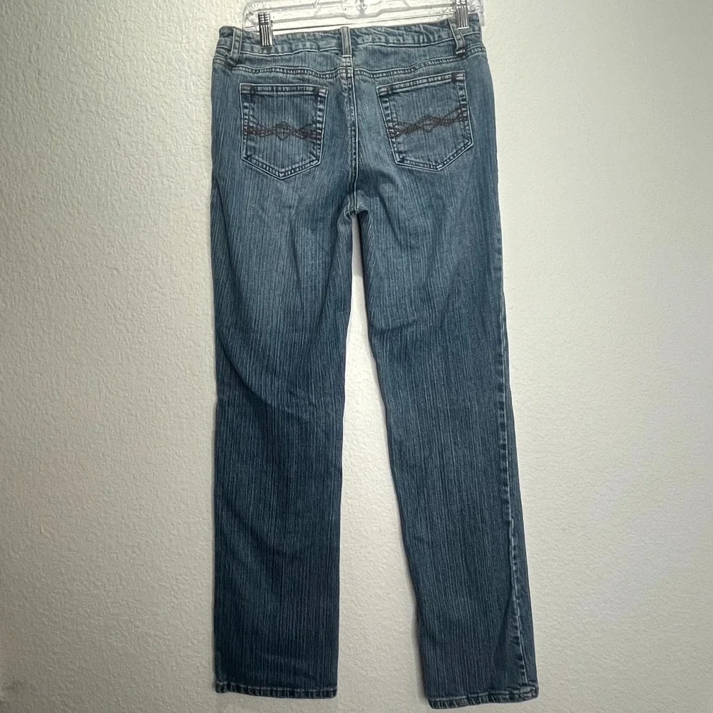 St‎ John's Bay Jeans Womens 10 Blue Denim Stretch Straight Leg Everyday Wear